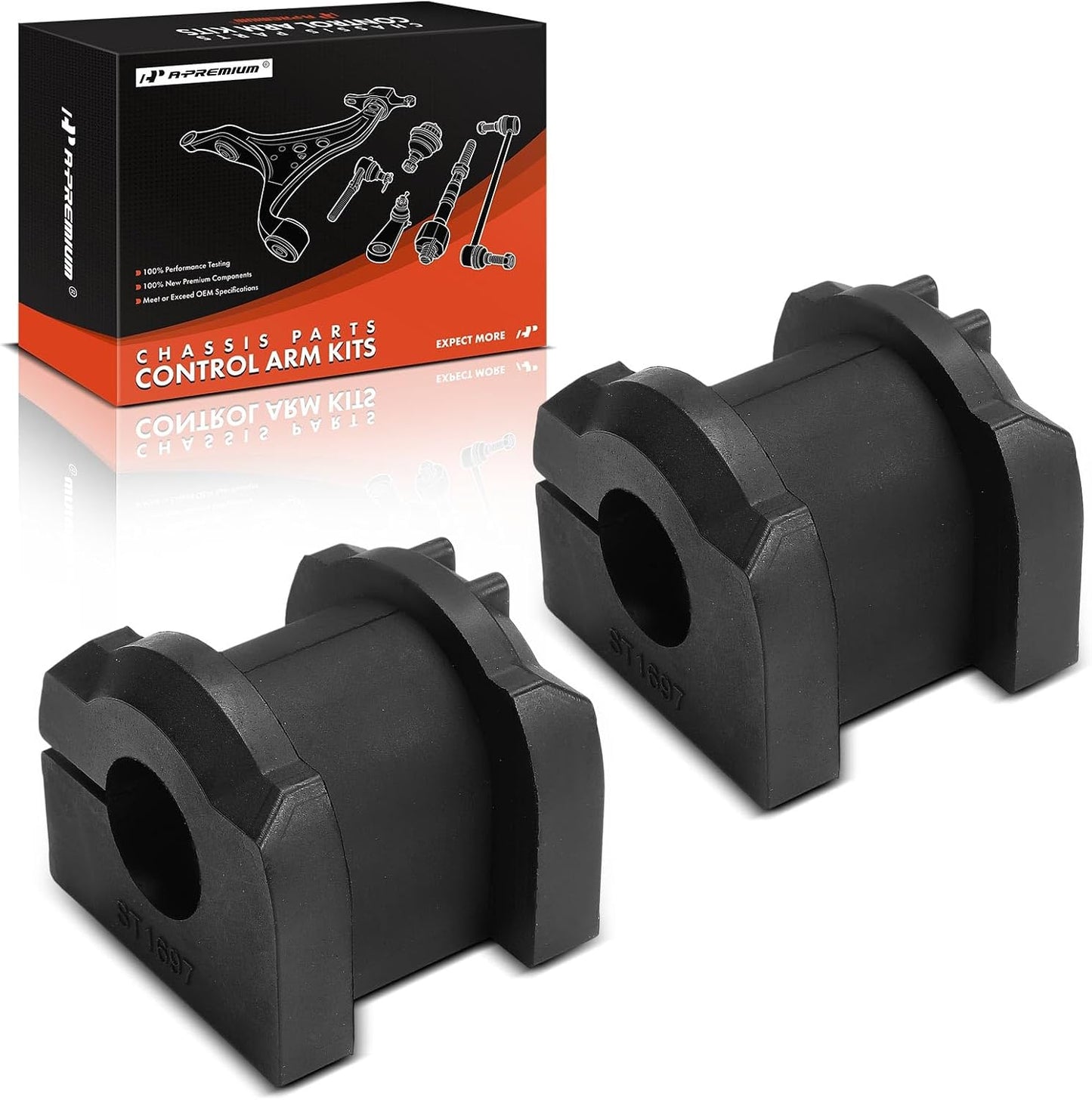 2 Kit bujes barra estabilizadora Mitsubishi Lancer 08-14