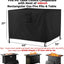 Funda fogata rectangular 45x32x27" con rejillas y asas