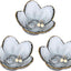 Bandeja cristal soporte joyas anillos collares pulseras gris