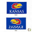 Bandera Jayhawks 3x5ft tela poliéster duradera