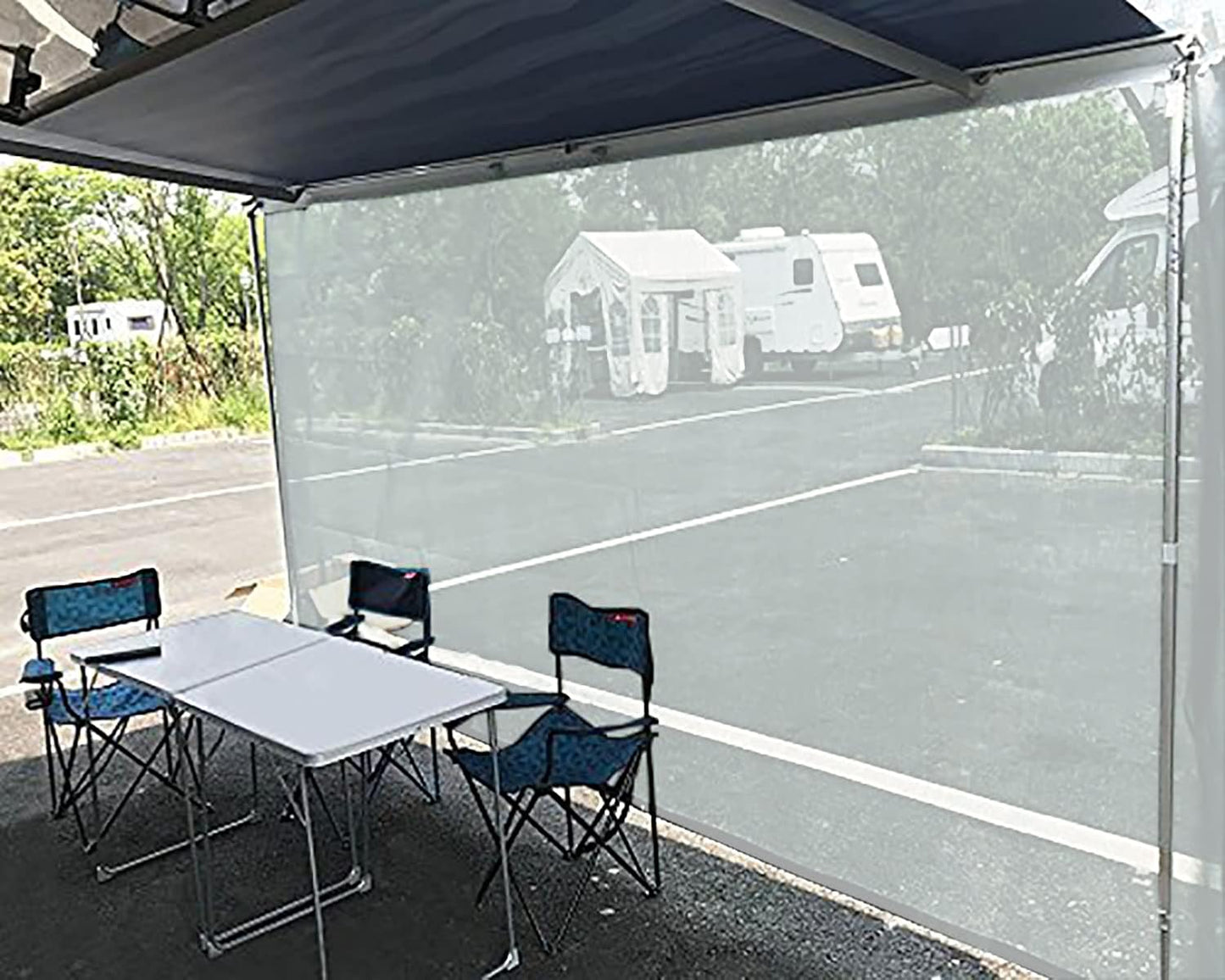 Toldo RV malla protector solar 7x10pulg ajuste 11pulg
