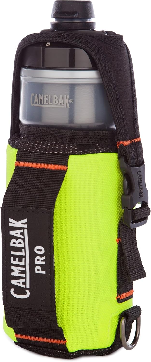 Botella aislada 21oz con soporte poliéster y clip cinturón