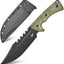 Cuchillo EDC Full Tang Hoja Micarta para acampar y caza