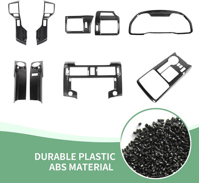 Tablero fibra carbono 9 Pzas para 4Runner Toyota