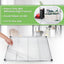 Revestimiento estante alambre 16x197 transparente cocina