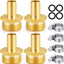 Adaptador PEX 1/2" a conexión macho GHT para manguera