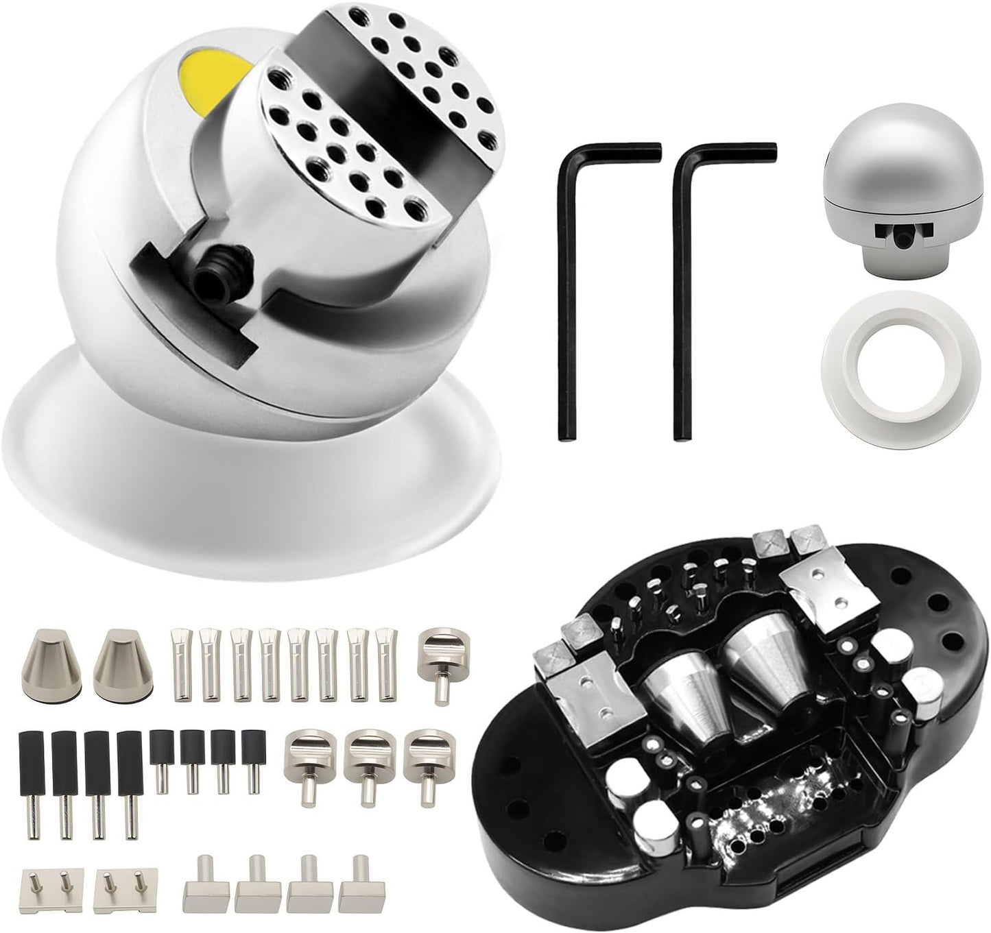 Tornillo bola 3pulg giratorio 360° con 36 accesorios