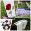 3 Macetas Cementerio Jarrón Conmemorativo 7" Blanco