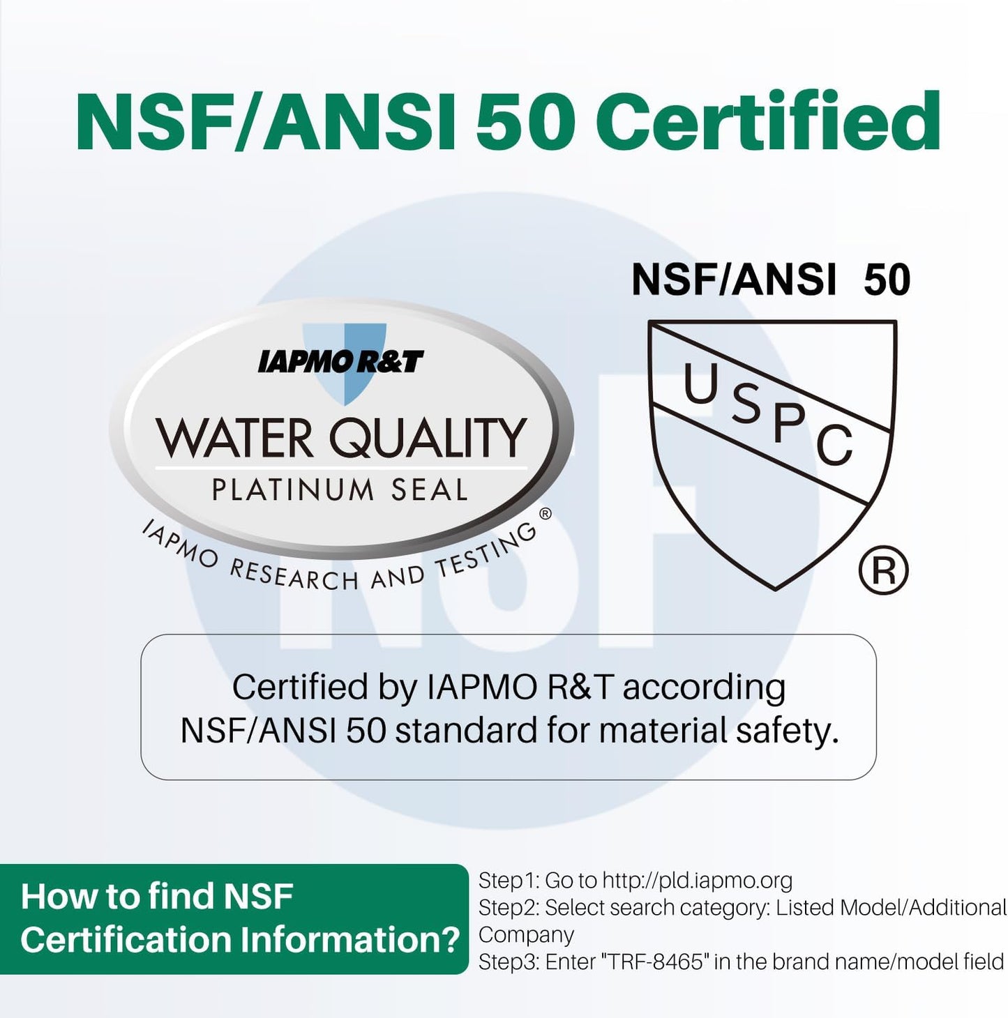 Filtro bañera hidromasaje certificado NSF-50 comp