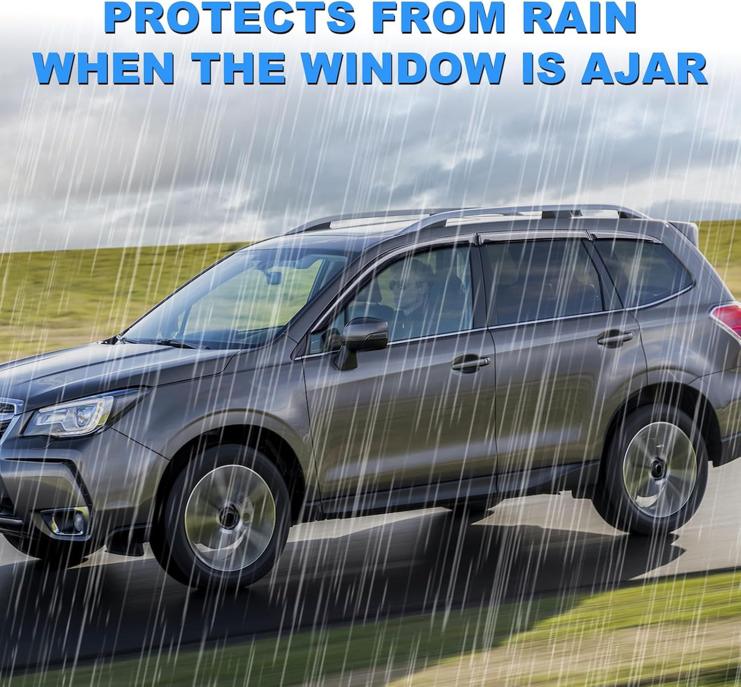 Protectores lluvia Subaru Forester 25-26 6 Ventanas