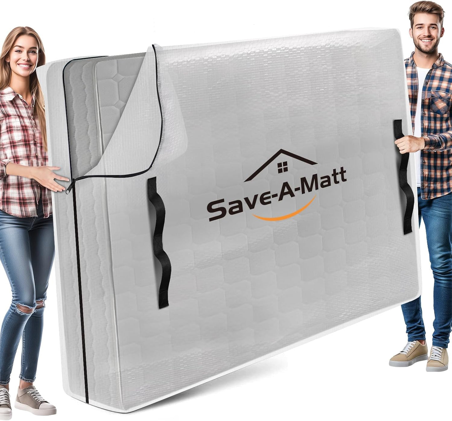 Bolsa colchón mudanza almacenamiento impermeable reutiliz.