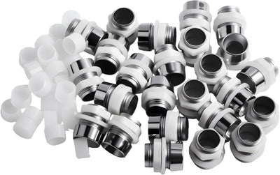 50 Soportes LED Plástico 0.39pulg Base Diodo Emisor