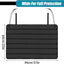 Protector parachoques trasero auto 37x25" negro