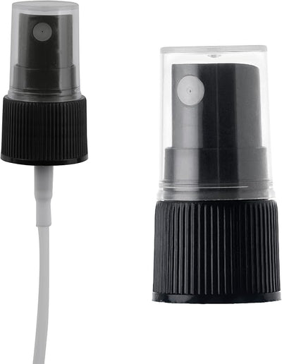 Pistola pulverizador niebla fina cuello acanalado negro blanco