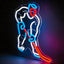 Letrero neón hockey LED para dormitorio niños