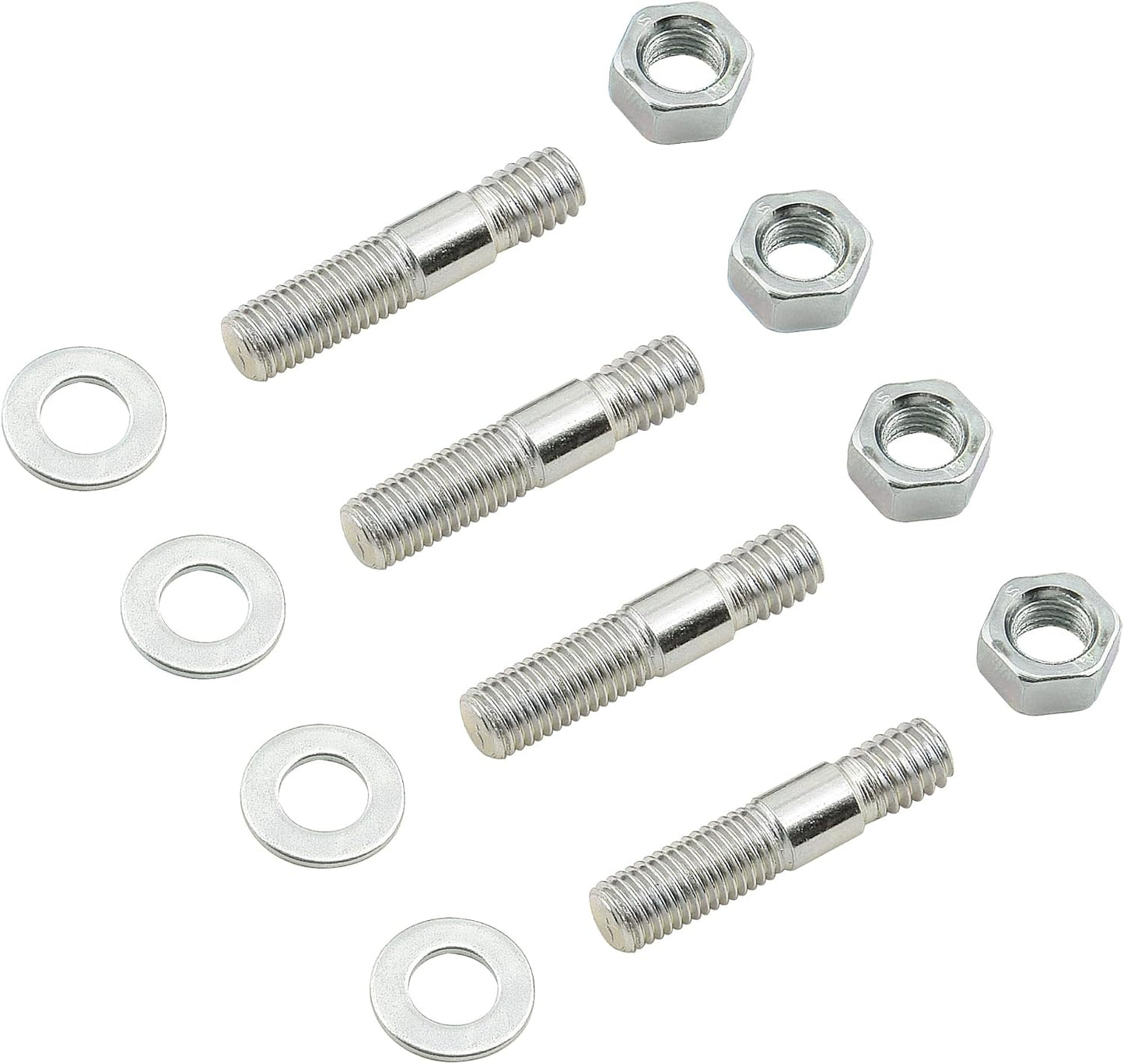 Pernos carbohidratos 1-1/2" color plateado