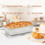 Set 12 Moldes Acero Inox 9x5pulg para Hornear