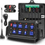 Panel interruptor inalámbrico 12V 8 gang control remoto RGB