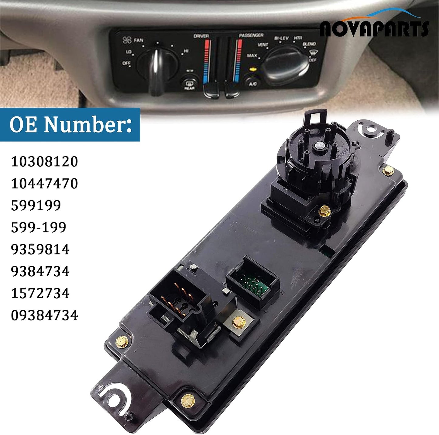 Interruptor control clima dual Buick Century 2000-04 Regal
