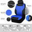 Fundas asiento auto delanteras 3D con airbag