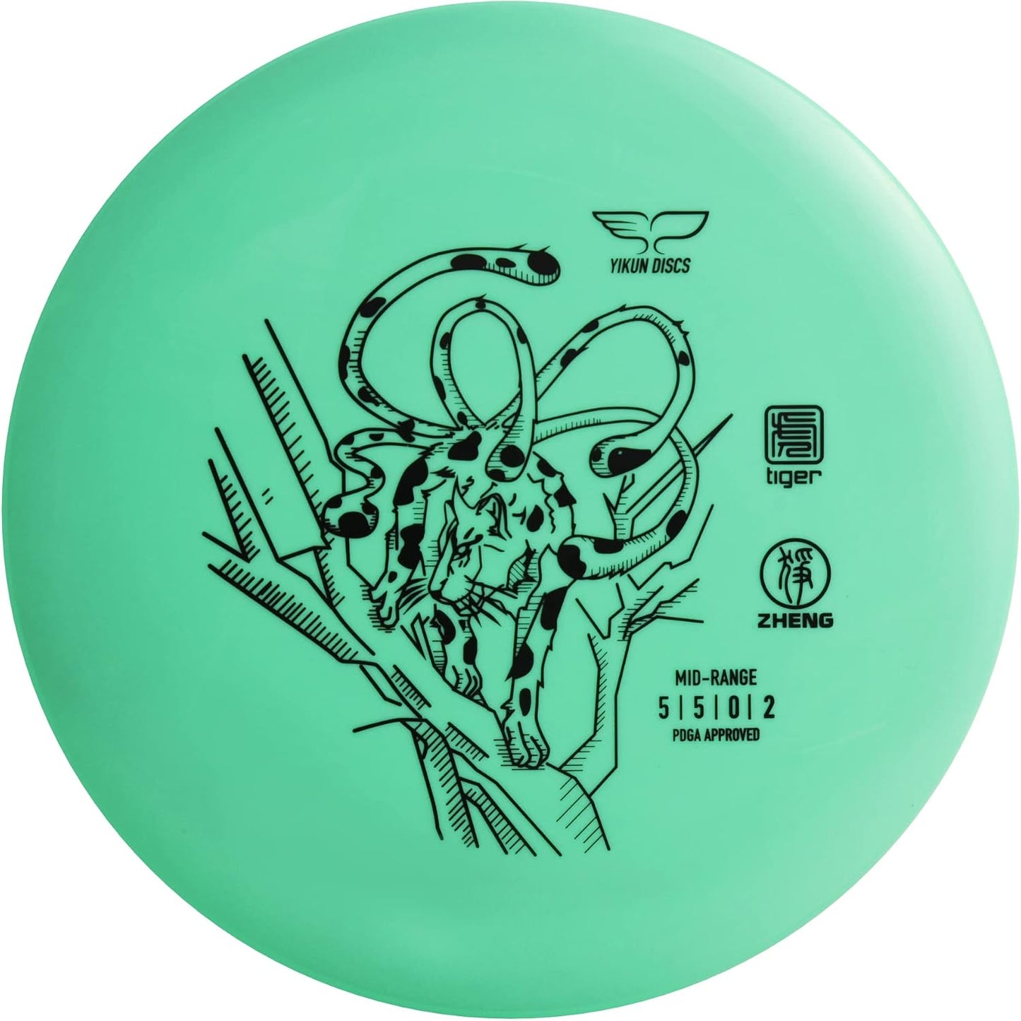 Disco golf rango medio 5.82-6.21oz brilla oscuridad PDGA