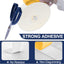 Cintas espuma autoadhesivas 2x0.25pulg 6.5ft resistente intemperie