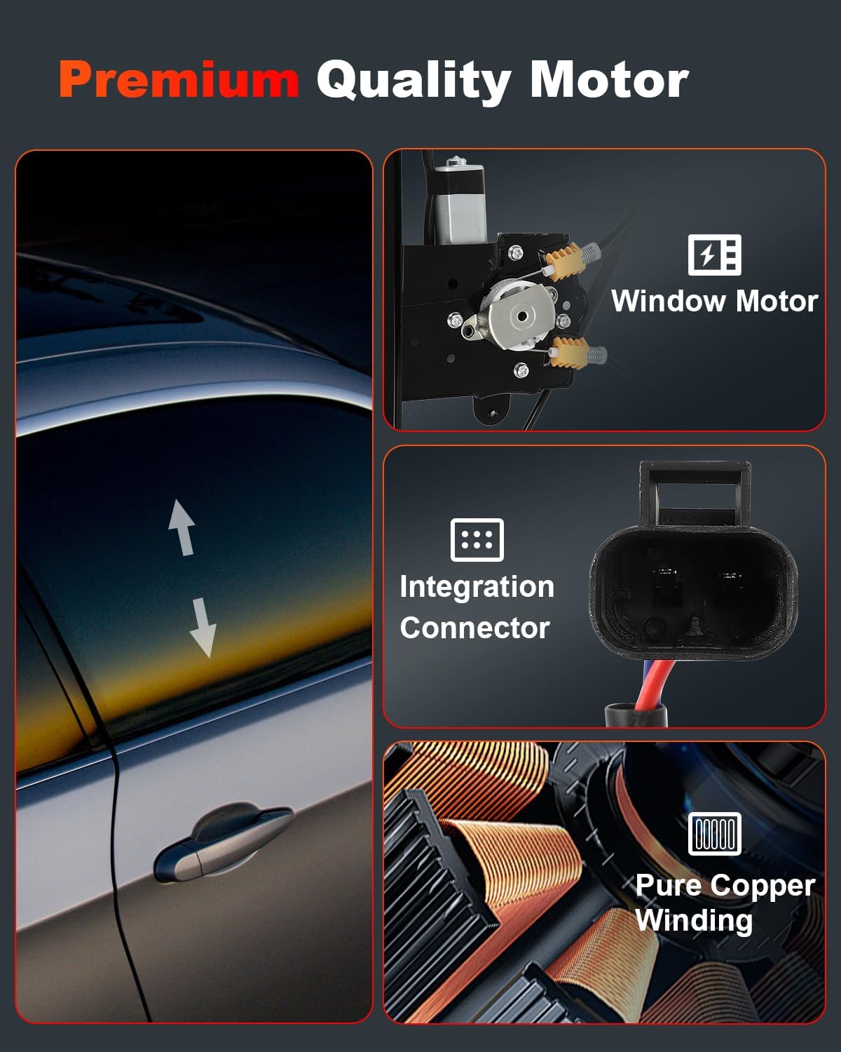 Elevalunas eléctrico derecho Chevy Trailblazer Envoy 02-09