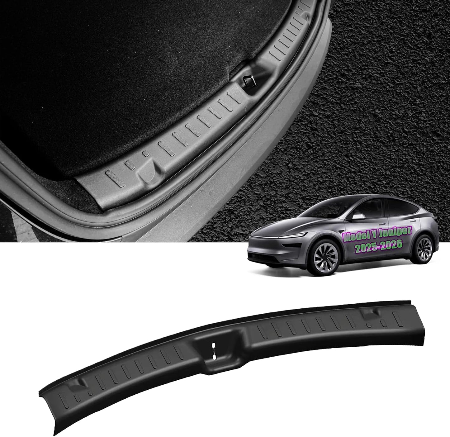 Protector parachoques trasero Tesla Model Y 2025-2026 TPE
