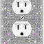 Cubierta interruptor luz brillante de cristal