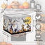 Cesta Halloween plegable decoración hogar 15x10x10pulg gris