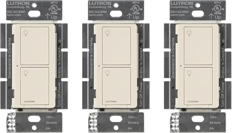 Interruptor luz inteligente Lutron un solo polo requiere