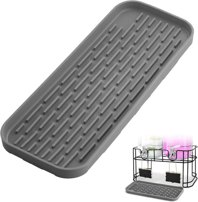 Bandeja de goteo reutilizable gris para dispensador de bebidas