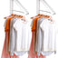 Estante secado plegable pared plástico blanco set 2