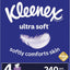 Tejidos Kleenex 3 capas sin perfume 65 por caja set 4