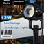 Luces LED paisaje impermeables jardín 20 pzas conector