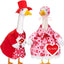 2 Trajes Ganso 23pulg San Valentín Estampado Corazón
