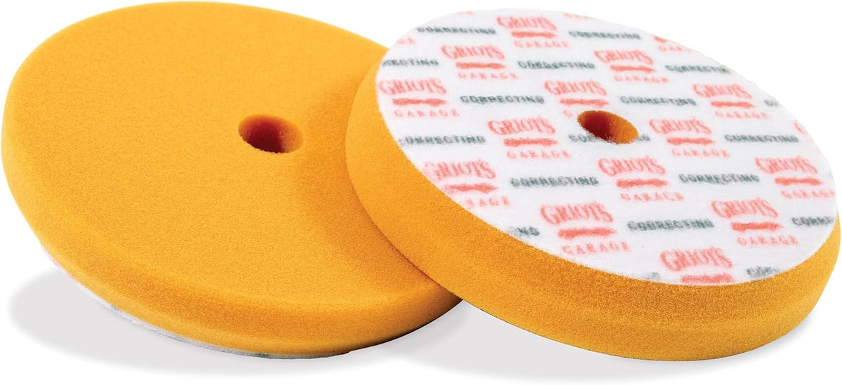 Almohadillas espuma naranja para pulido auto