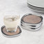 Set 4 posavasos piedra arenisca decoración mesa café