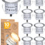 Kit 10 luces LED empotrables 12V IP67 para jardín