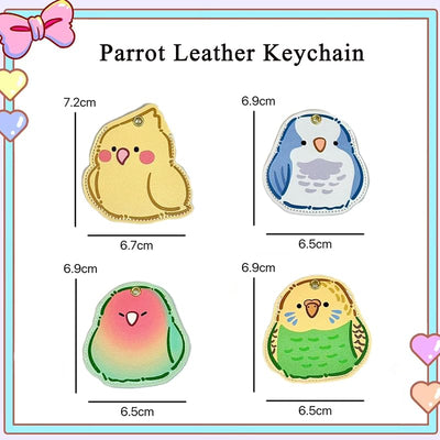 Funda llavero antiarañazos forma pájaro