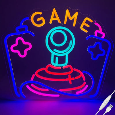 Letrero Neón LED para Sala de Juegos y Habitación de Niños
