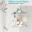 Estante esquinero baño 10" acero inox set 2