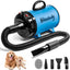Secador pelo perro 3800W profesional 4 boquillas azul