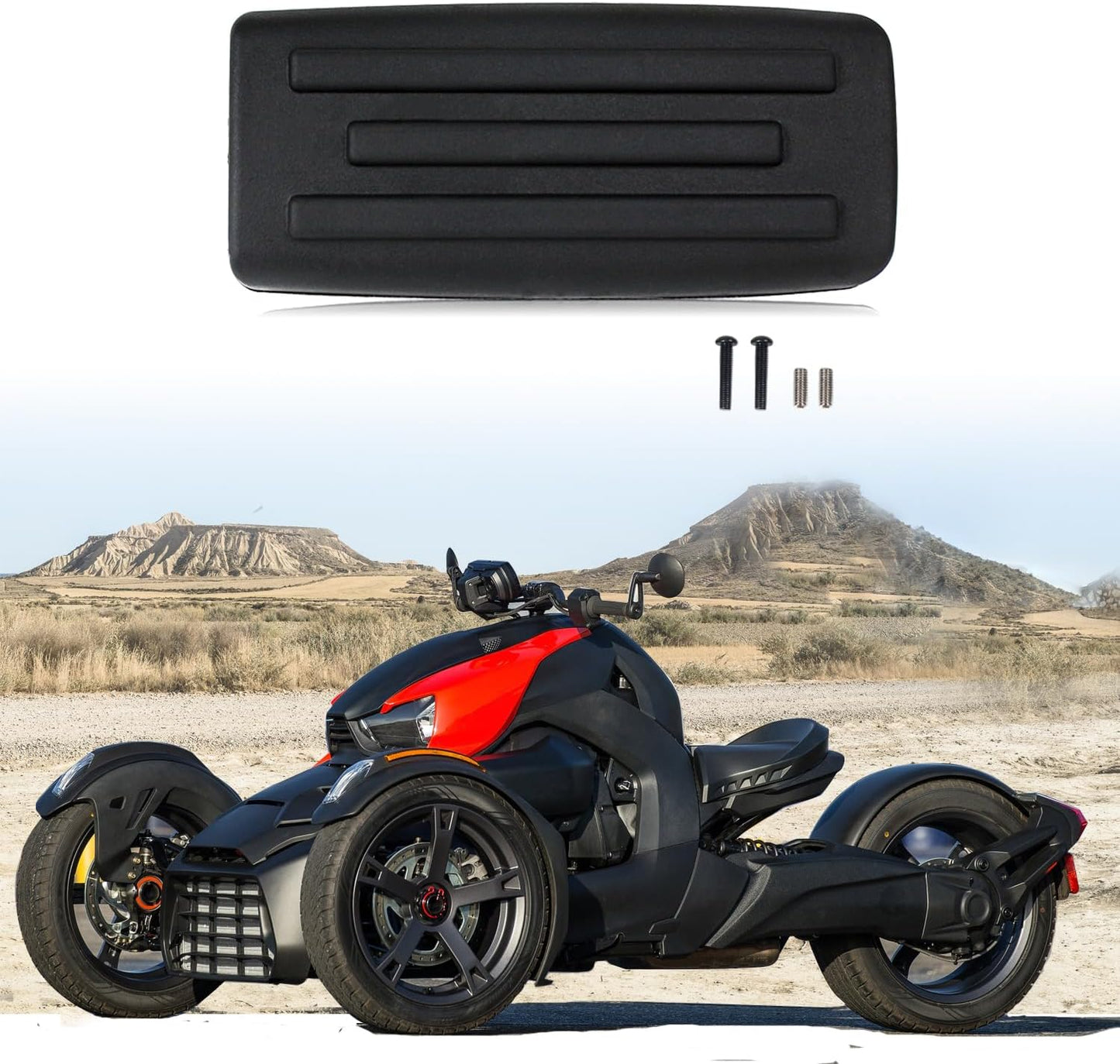 Pedal freno extendido comp Can-Am Ryker negro