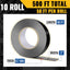 Cinta butilo 2" x50ft 10 rollos para cubierta y vigas