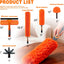 Kit limpieza plumero 20ft poste 5-12ft ventilador alto reutilizable