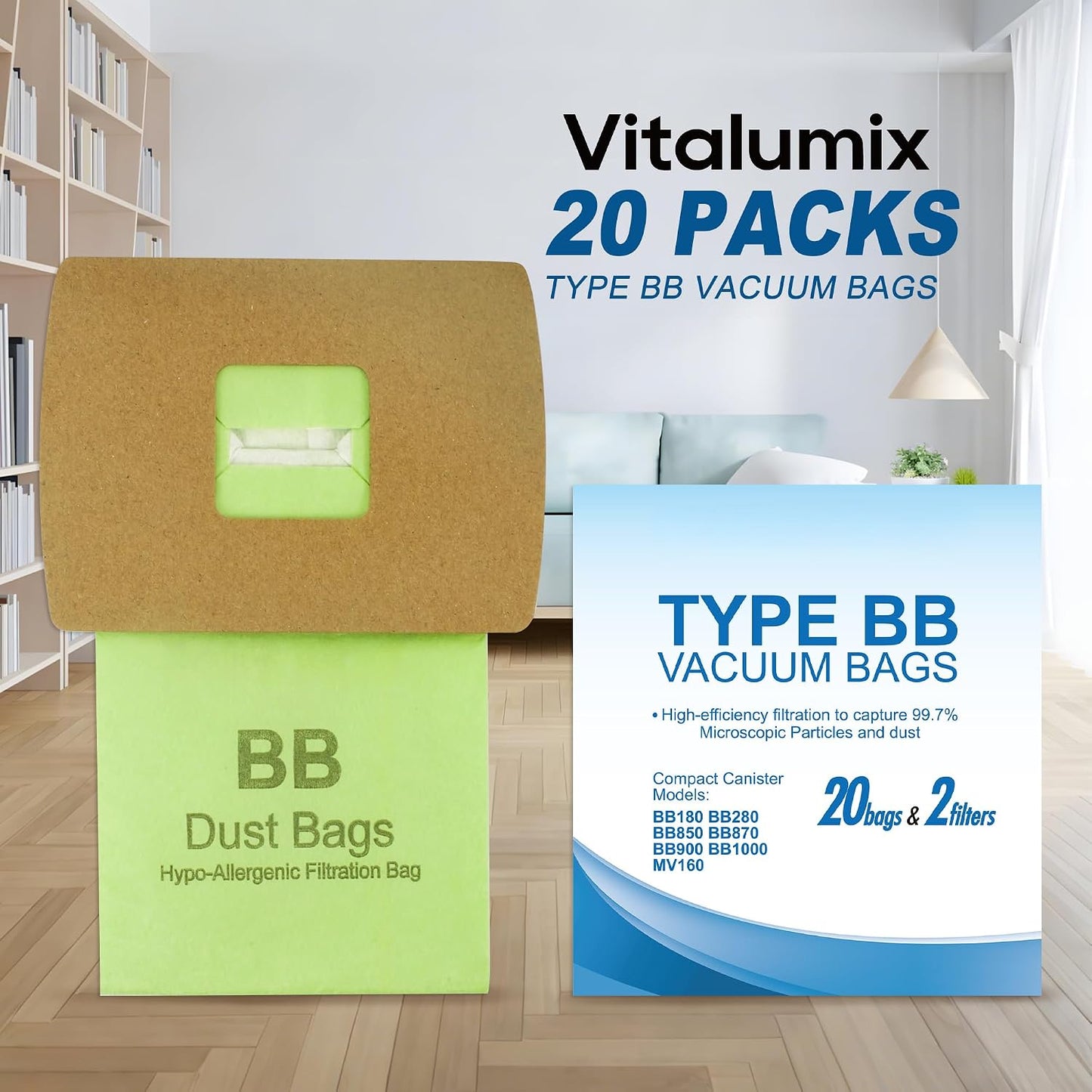 20 Pzas Bolsas Vacío Oreck BB12DW BB180 BB280