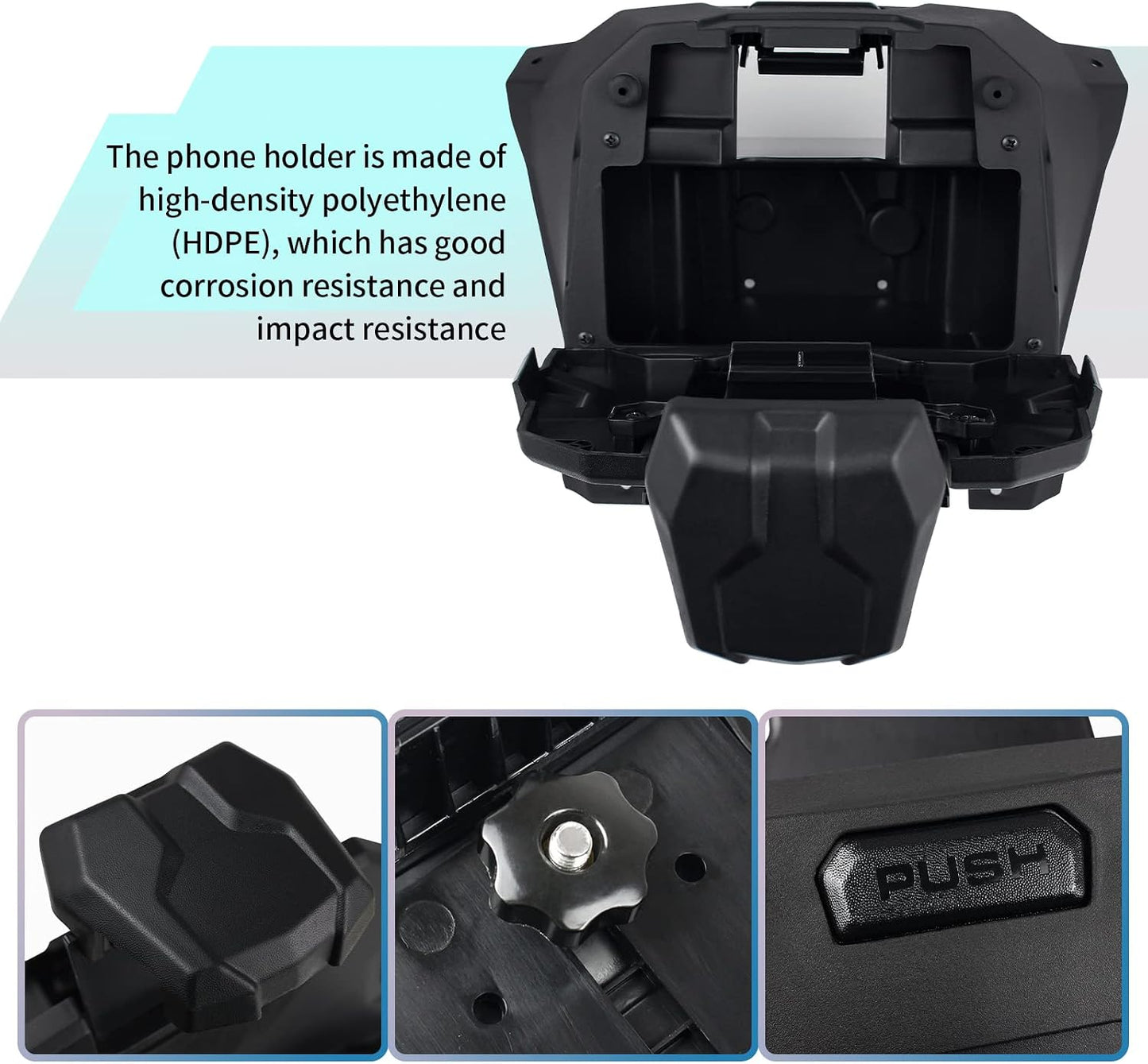 Soporte GPS con bandeja para RZR Pro XP/RTurbo R 2020-23
