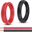 Cable batería 8-15 ft rojo/negro 8 AWG cobre OFC