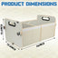 Organiz. maletero auto con cubierta suave beige
